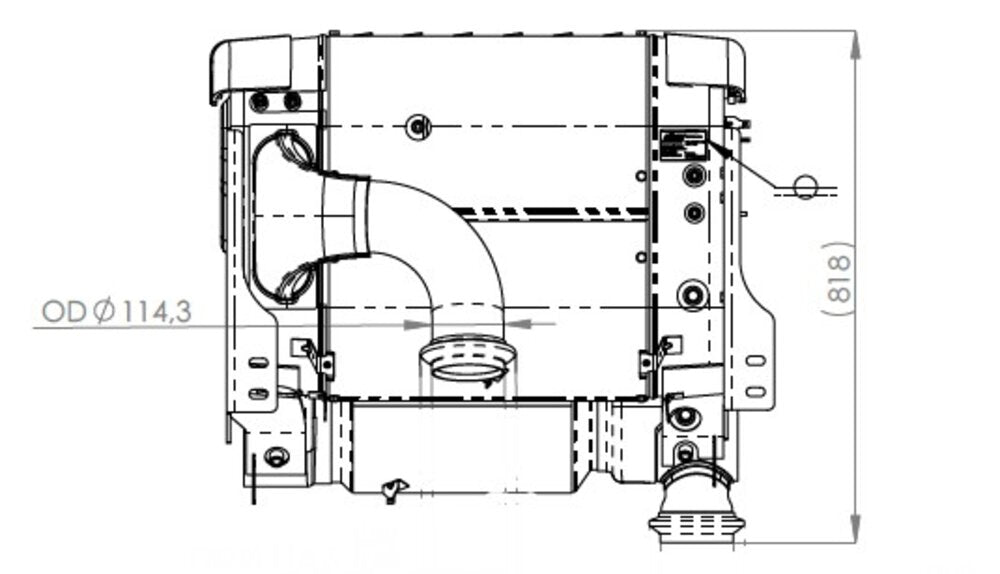 OneBox, Freightliner/Western star, Detroit Diesel Engine, (Non-Air Assisted, EPA14) 4900736, 6804903556, A0004900736