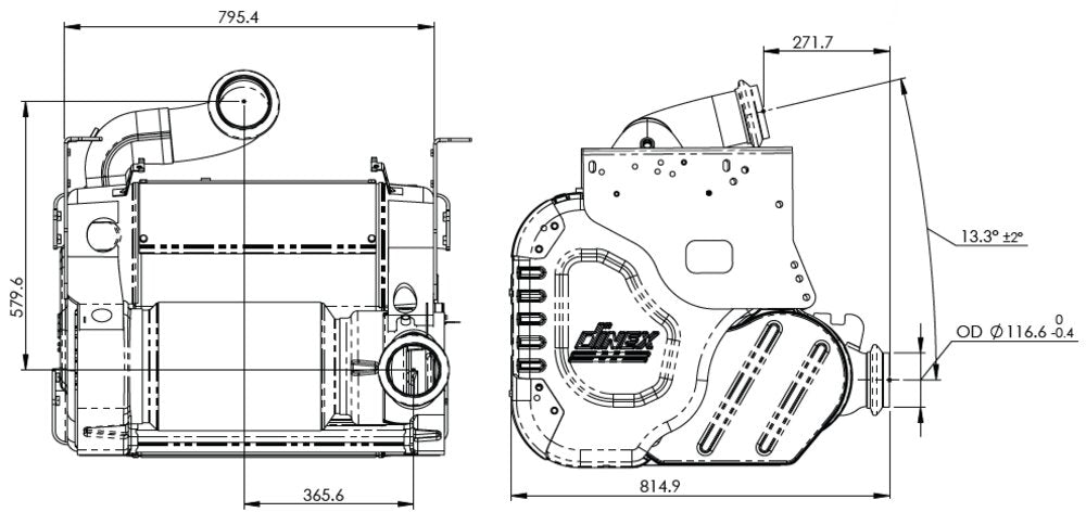 DPF´s loaded OneBox, Freightliner/Western star, Detroit Diesel Engine, (Non-Air Assisted, EPA17)  A6804901356