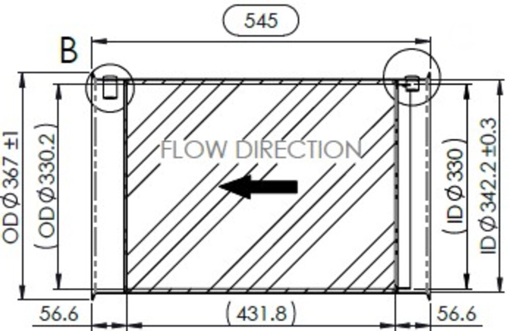 Replacemet DPF, Caterpiller - 10R6089, 1733481, 2918519, 2939990, 2948694, 6398879, C170051