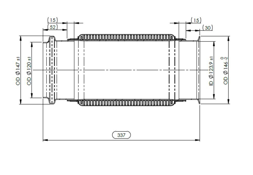 5" Bellow for Autocar - A2350781001 - DPF Discounter