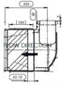 Replacement DOC,  Cummins - 2880505NX, 4353251, 5300526, 2880505, 2880505RX, 5300526RX, 5300526NX, 4353251RX