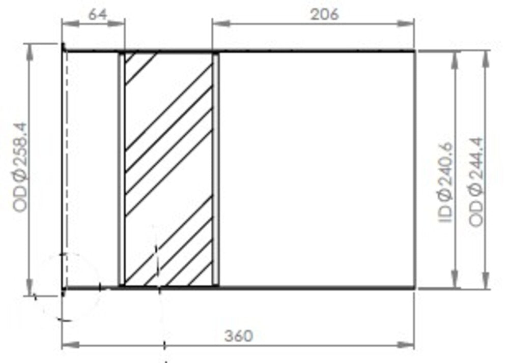 Replacement DOC,  Cummins - 2871485, 2871485NX, 5287472, 5287472RX, 5287472NX, 2871485RX