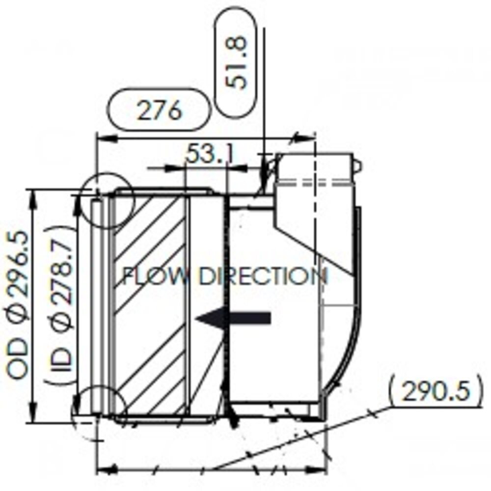 Replacement DOC,  Cummins - 4353305, 4353305RX, 5303019, 4353305NX, 4353305NX