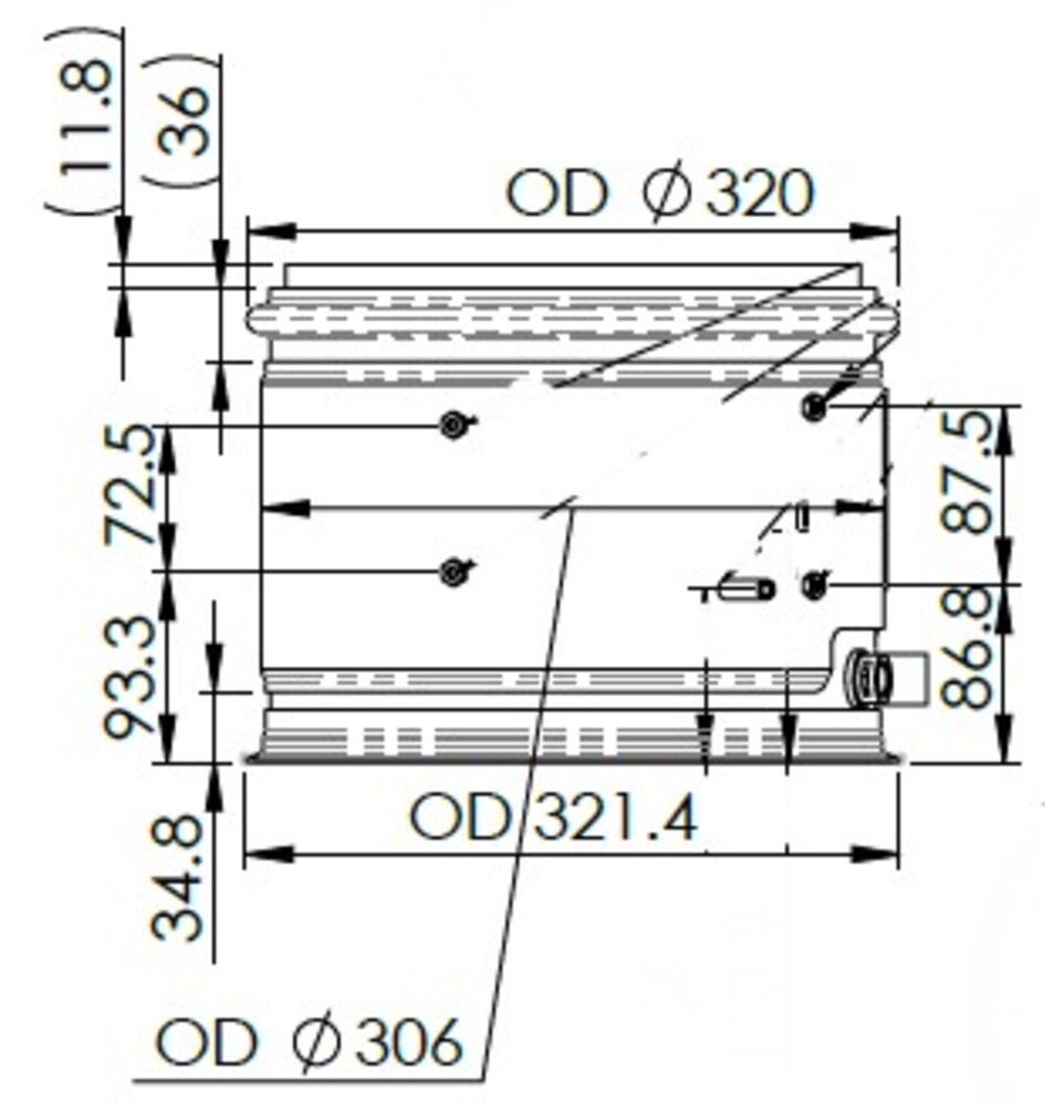 Replacement DPF, Cummins - 4395009, 4395009NX, 4395009RX, 5579376, 5579376NX, 5579376RX, A055R127, A064B971