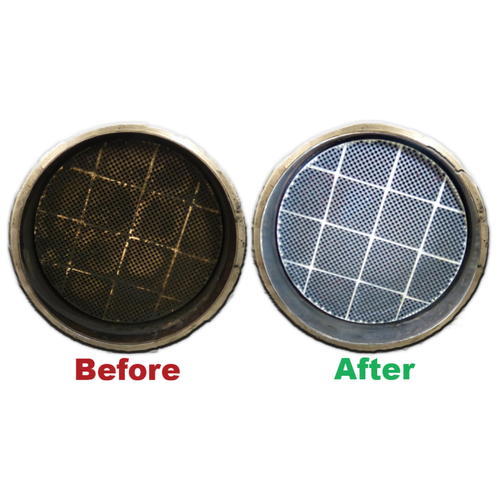 dpf cleaning result before and after