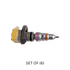 CATERPILLAR 3126E FUEL INJECTOR 2000 - 2004: OEM 10R1257 ( SET OF 6 ) - DPF Discounter
