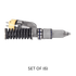 CATERPILLAR C11, C13 FUEL INJECTOR : OEM 10R2977 ( SET OF 6 ) - DPF Discounter