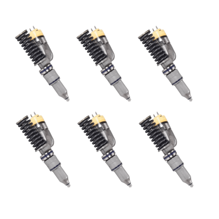 CATERPILLAR C11, C13 FUEL INJECTOR : OEM 10R2977 ( SET OF 6 ) - DPF Discounter
