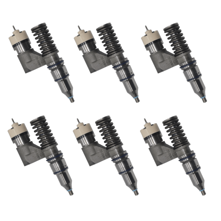 CATERPILLAR C12 FUEL INJECTOR : OEM 10R1259 ( SET OF 6 ) - DPF Discounter