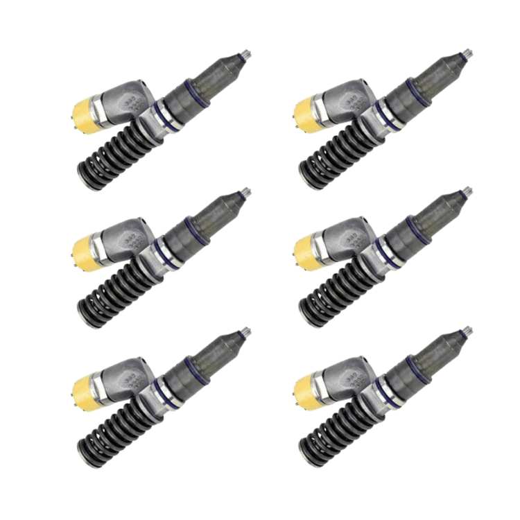 CATERPILLAR C16, C18 FUEL INJECTOR : OEM 10R3261 ( SET OF 6 ) - DPF Discounter