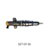 CATERPILLAR C7 FUEL INJECTOR 2004 - 2009: OEM 20R8057 ( SET OF 6 ) - DPF Discounter