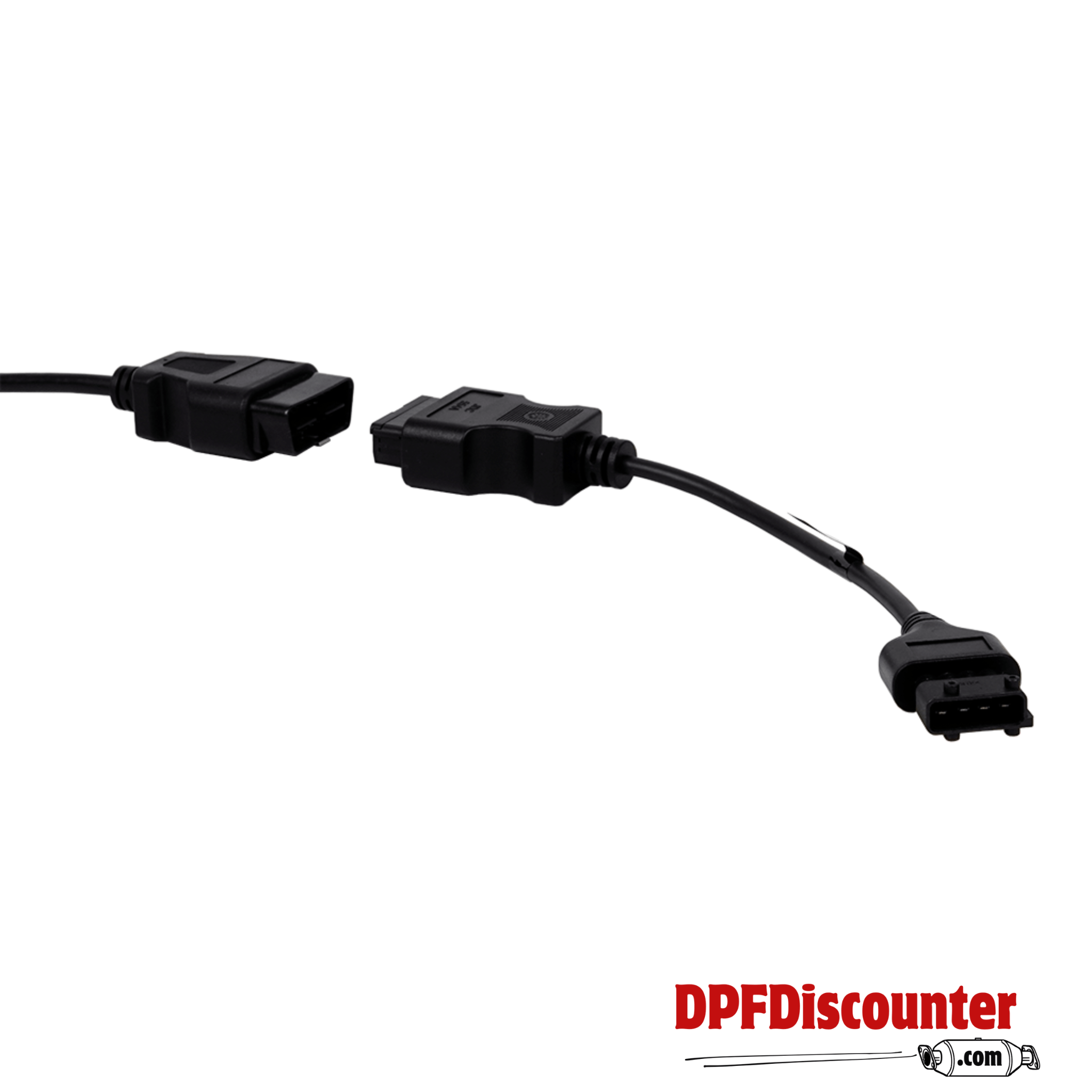 Cojali Linde rectangular 4 pin diagnostics cable for Jaltest - JDC554A - DPF Discounter