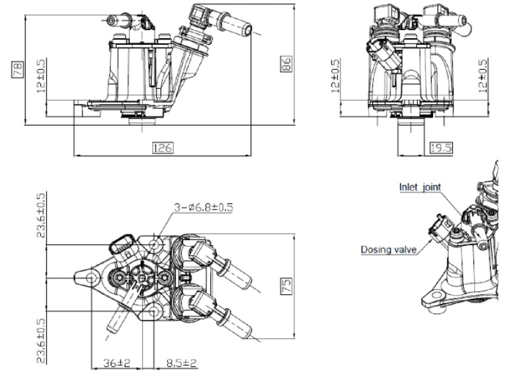 DEF Injector for Volvo/Mack - 0444043156, 22744063, 22744065 - DPF Discounter