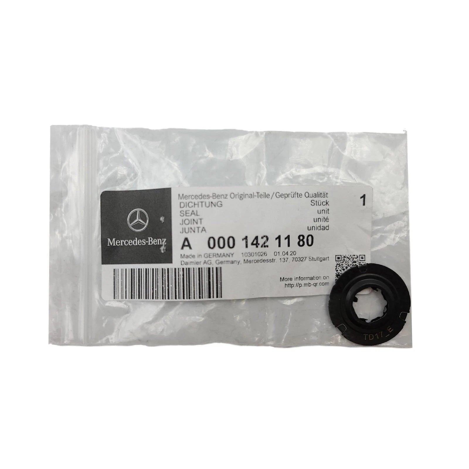DETROIT OEM METAL SEAL/GASKET - METERING DEVICE (DDE A0001421180) - DPF Discounter