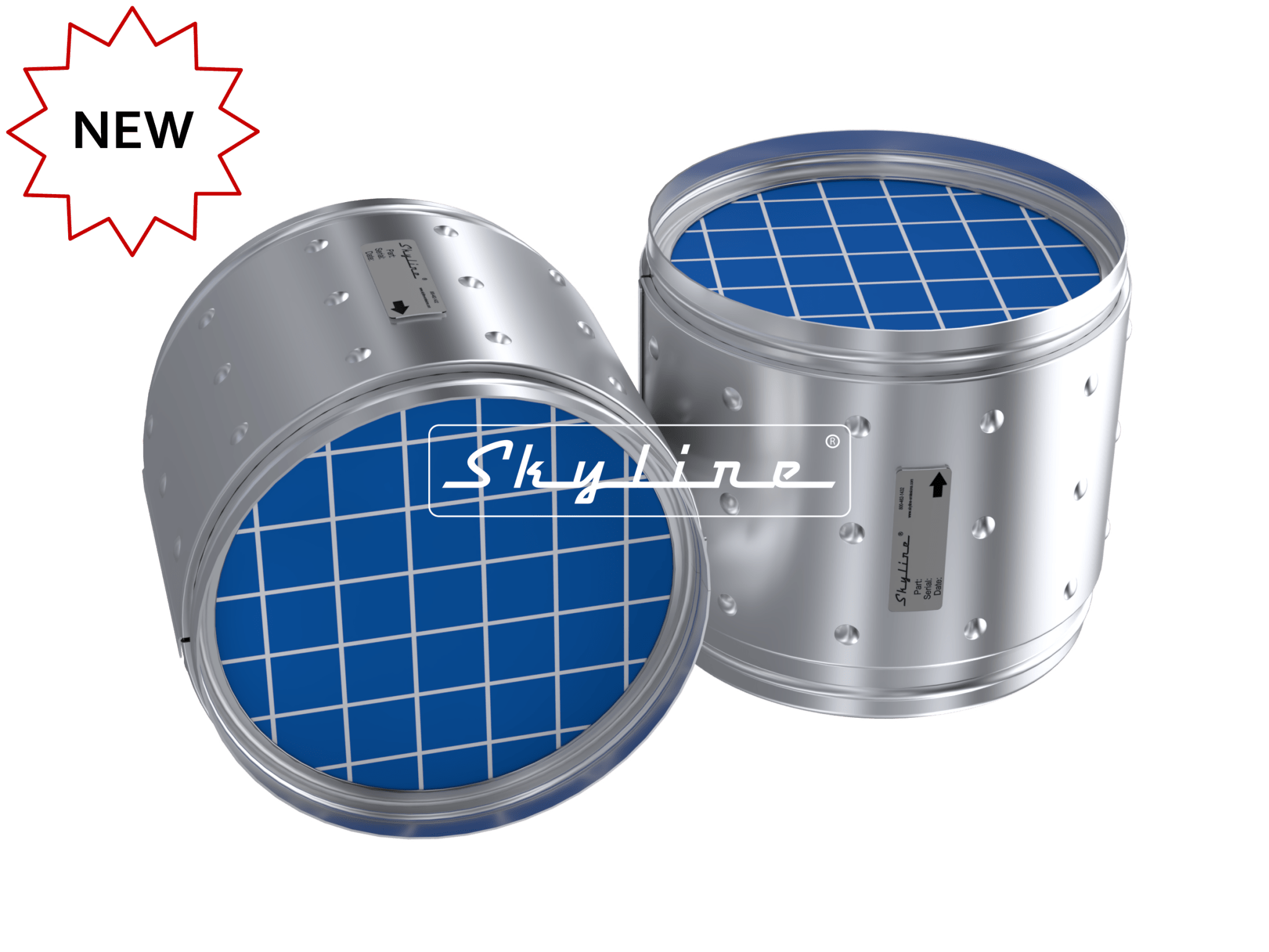 DJ0822 - DPF for Detroit Diesel DD5 and DD8 Engines - DPF Discounter