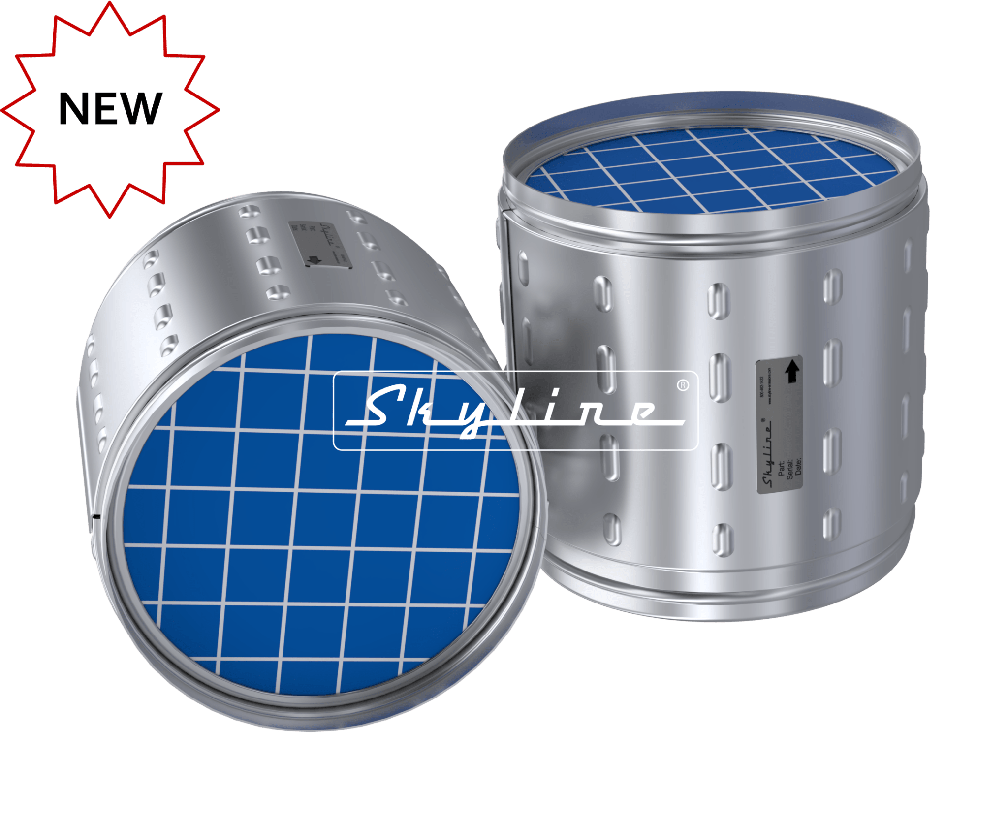 DJB921 - DPF for Detroit Diesel DD5 and DD8 Engines - DPF Discounter