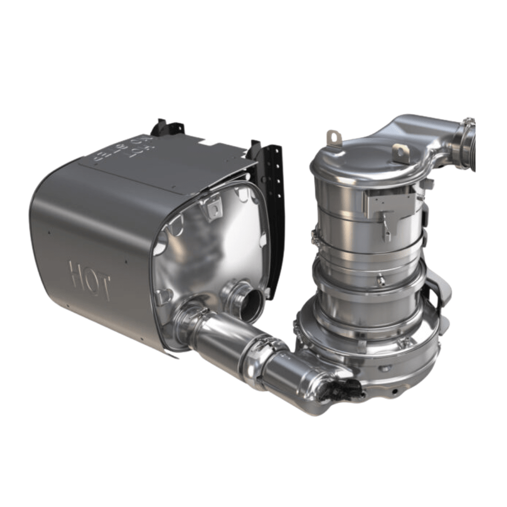 DPF/DOC Maintenance Service – Older Volvo/Mack Stacked Aftertreatment System - DPF Discounter