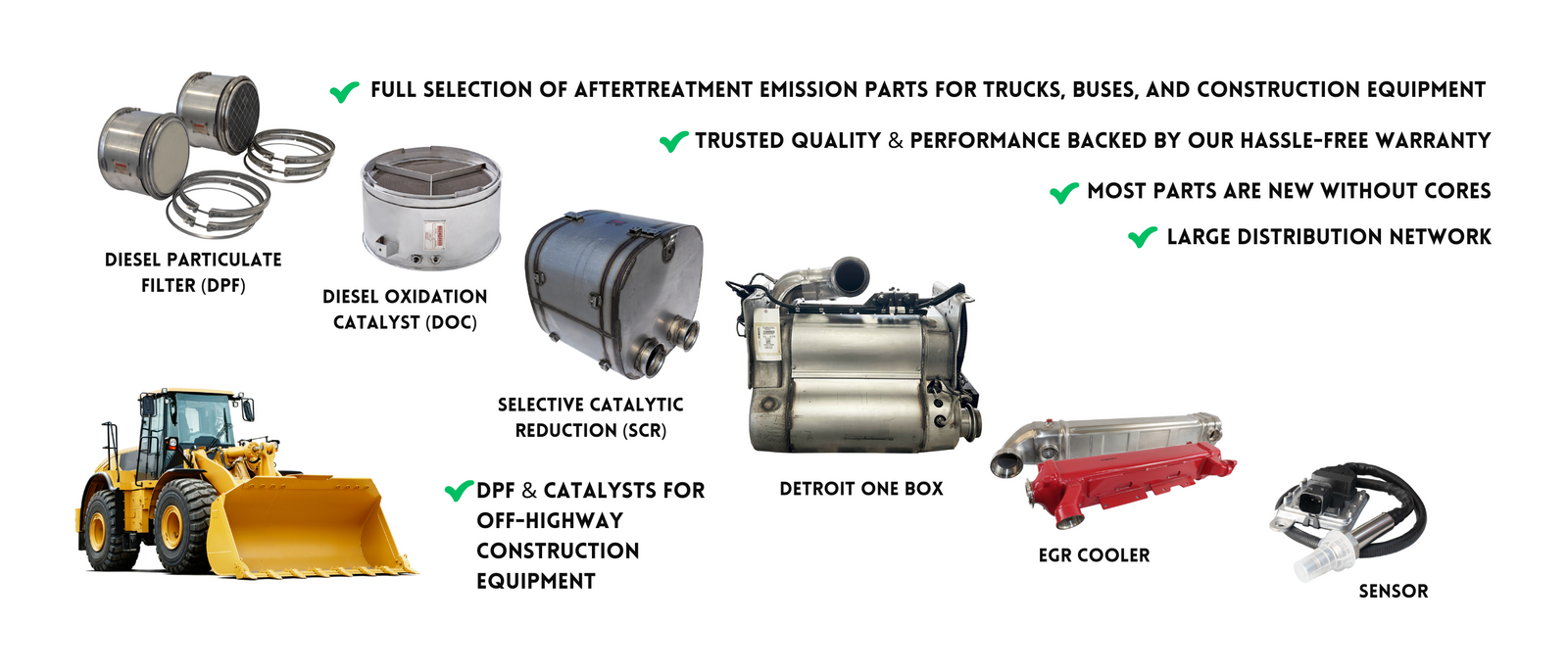 DPF Discounter - Shop High Quality DPF, DOC, SCR, One Box and More