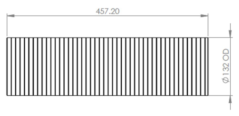Flex Pipe ??=5", L=18", SS - DPF Discounter