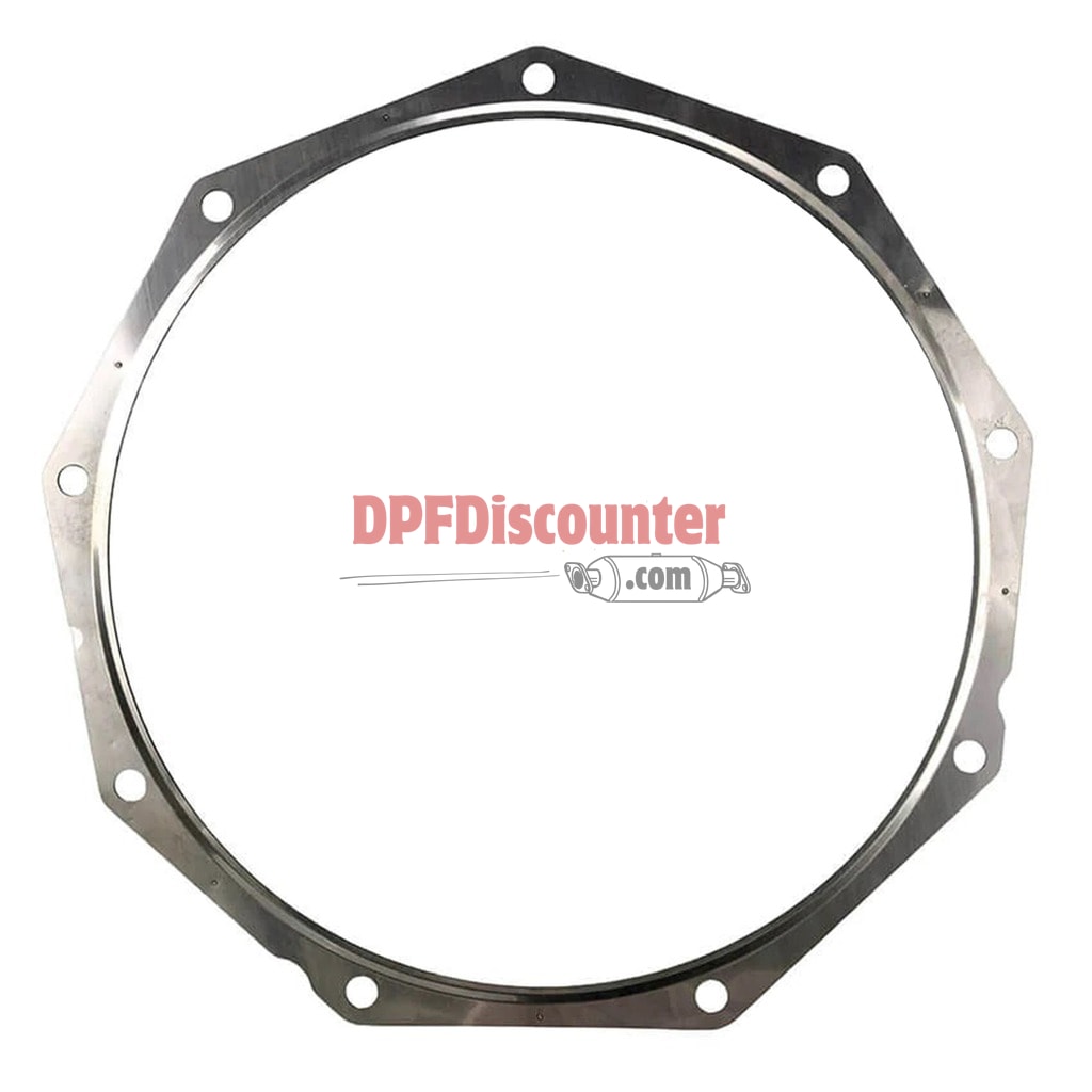 Hino 8-Hole Stamped Metal Gasket – 17451-E0160 | DPF Discounter