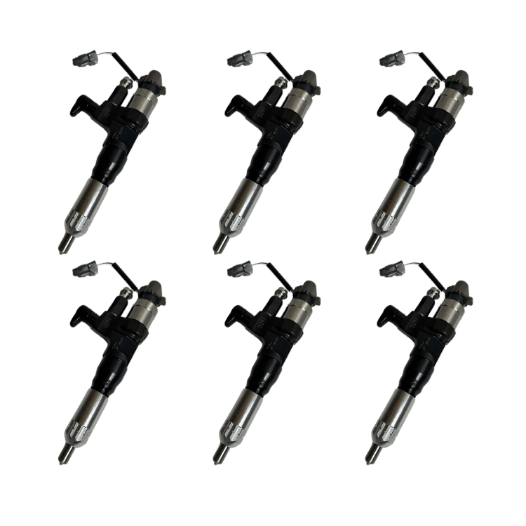 HINO J08E 7.7L FUEL INJECTOR 2007: OEM 23670 - E0291 ( SET OF 6 ) - DPF Discounter