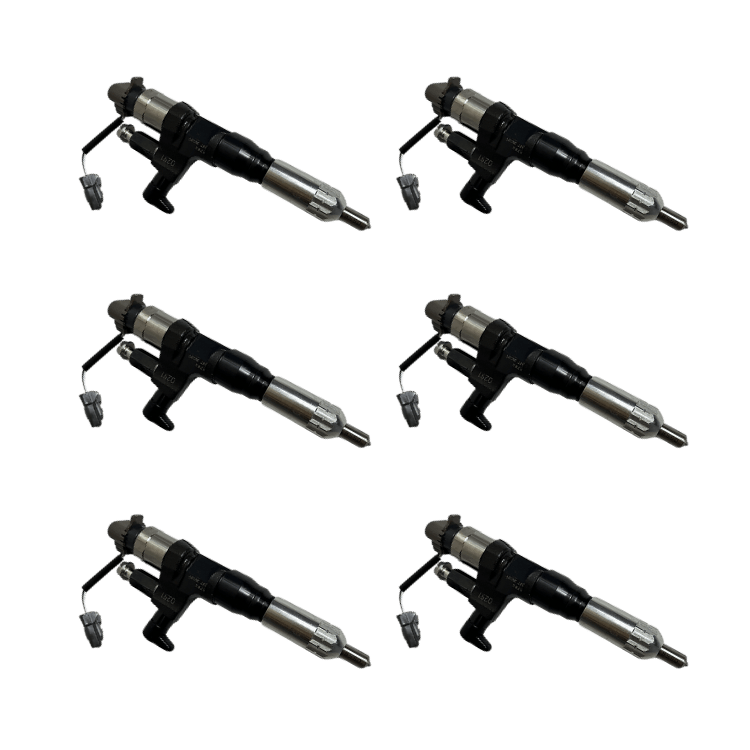 HINO J08E 7.7L FUEL INJECTOR 2007: OEM 23670 - E0291 ( SET OF 6 ) - DPF Discounter