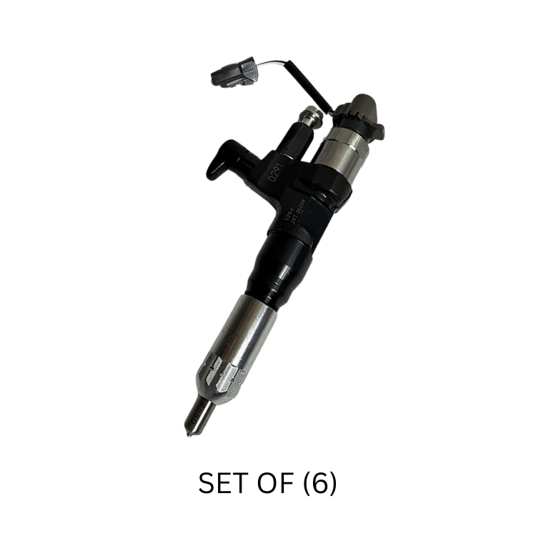 HINO J08E 7.7L FUEL INJECTOR 2007: OEM 23670 - E0291 ( SET OF 6 ) - DPF Discounter