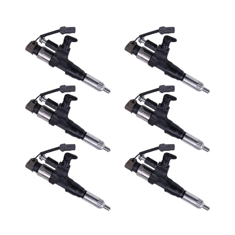 HINO J08E 7.7L FUEL INJECTOR : OEM 23670 - E0392 ( SET OF 6 ) - DPF Discounter