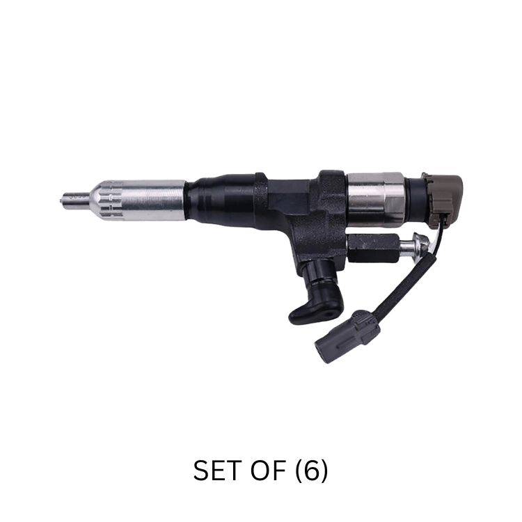 HINO J08E 7.7L FUEL INJECTOR : OEM 23670 - E0392 ( SET OF 6 ) - DPF Discounter