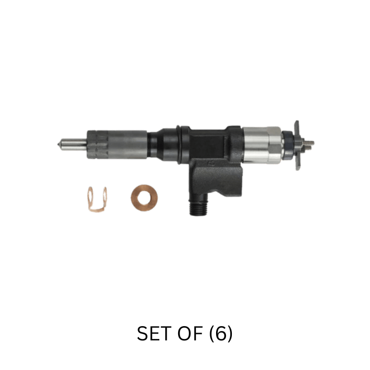 ISUZU 6HK1, 7.8L FUEL INJECTOR : OEM 8976011564 ( SET OF 6 ) - DPF Discounter