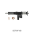 ISUZU 6HK1, 7.8L FUEL INJECTOR : OEM 8976011564 ( SET OF 6 ) - DPF Discounter
