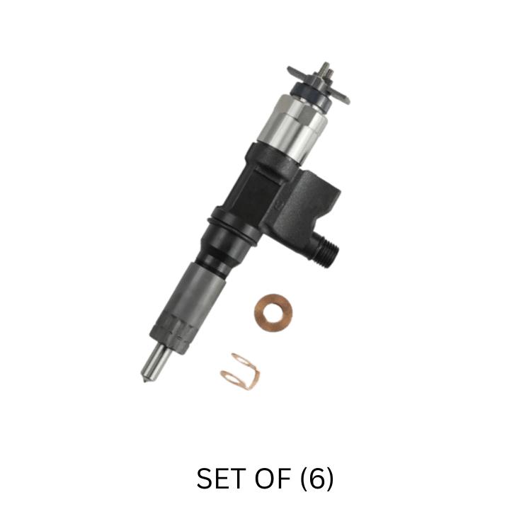 ISUZU 6HK1, 7.8L FUEL INJECTOR : OEM 8976011564 ( SET OF 6 ) - DPF Discounter