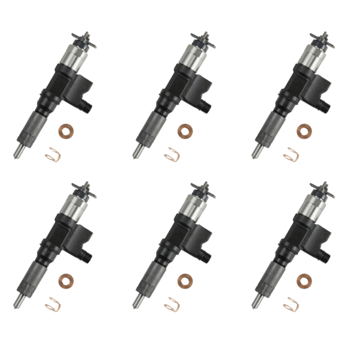 ISUZU 6HK1, 7.8L FUEL INJECTOR : OEM 8976011564 ( SET OF 6 ) - DPF Discounter