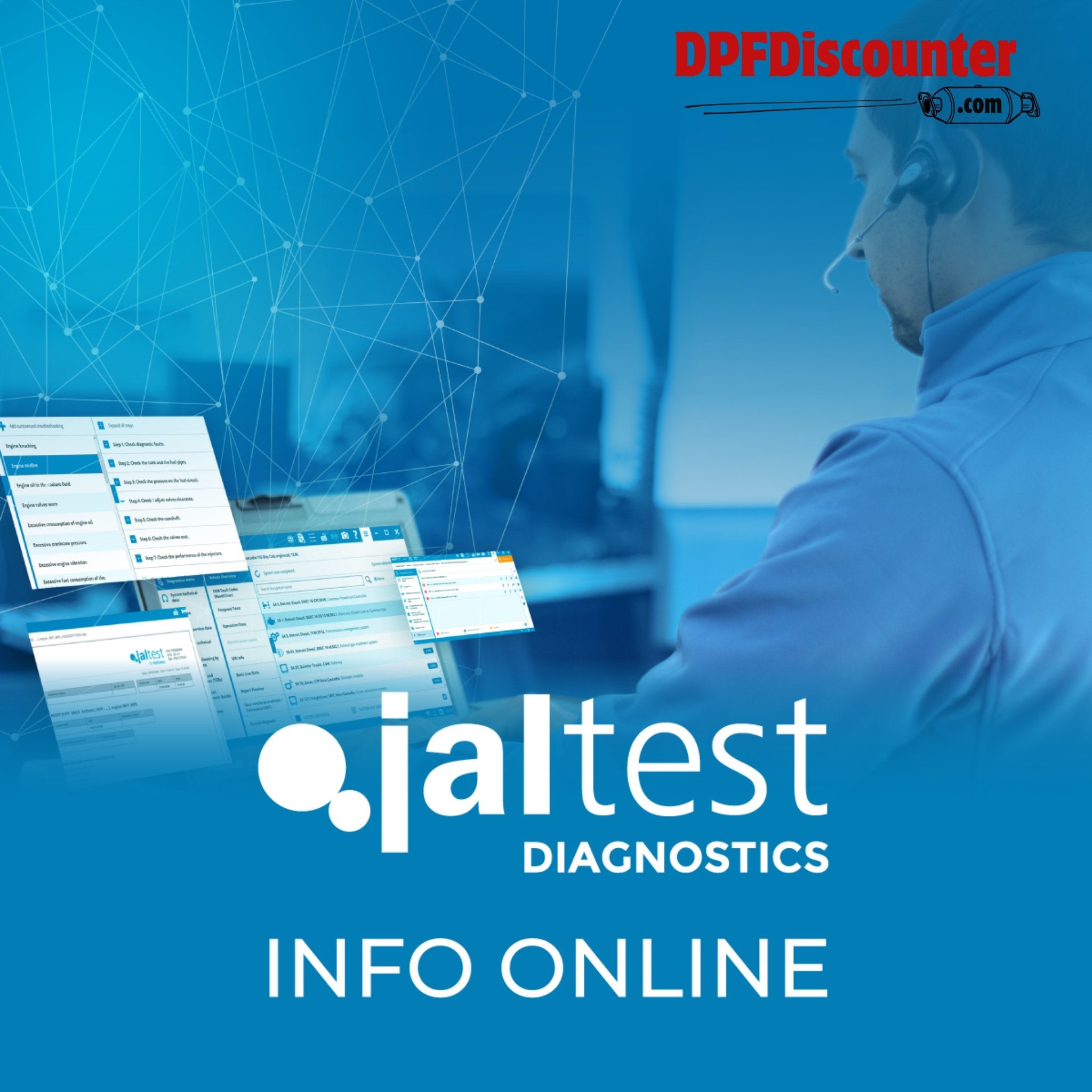 JALTEST CV KIT (WITH MULTIPINS) - Commercial Vehicle Diagnostic Kit - 29209 - DPF Discounter