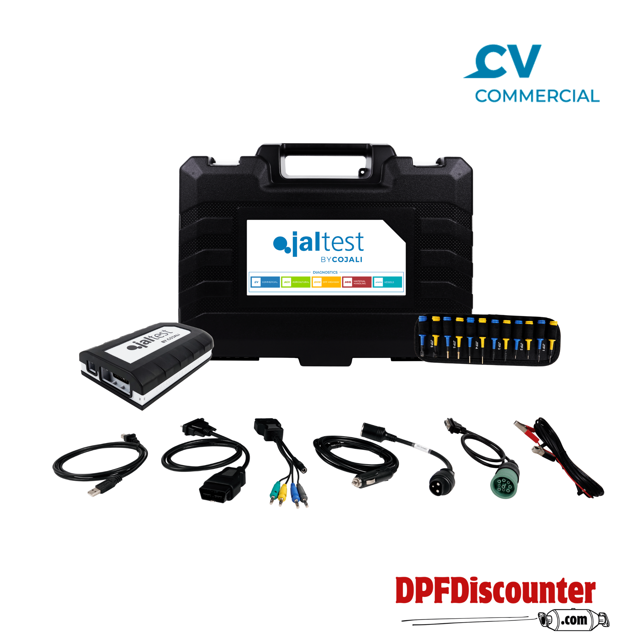 JALTEST CV KIT (WITH MULTIPINS) - Commercial Vehicle Diagnostic Kit - 29209 - DPF Discounter