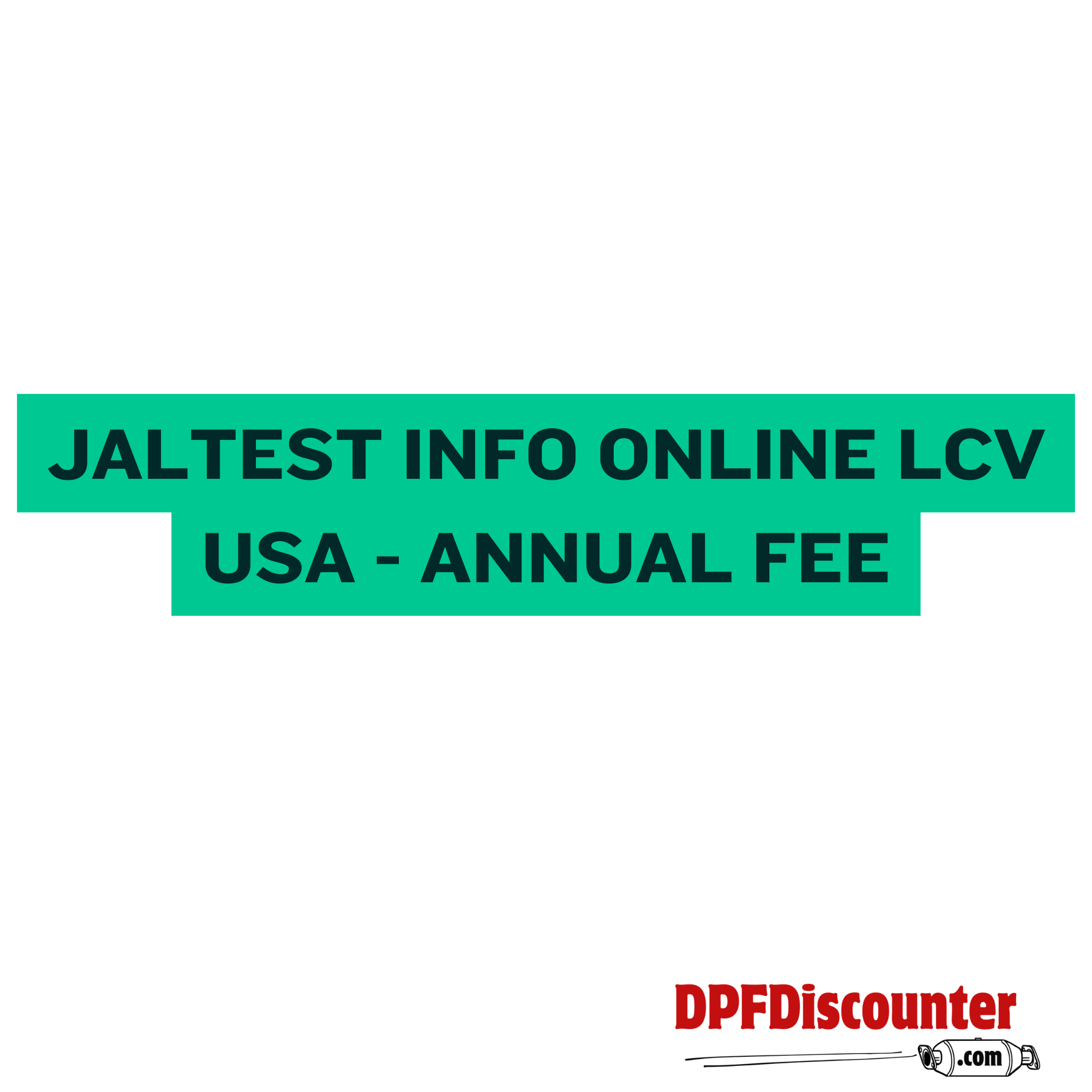 JALTEST LCV KIT (Hardware) for Light Commercial Vehicle - 79001002 - DPF Discounter