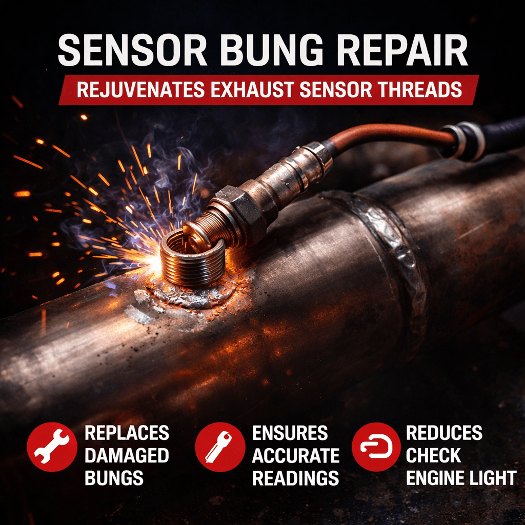 Professional Sensor Bung Repair Service (Per Bung Repair) - DPF Discounter