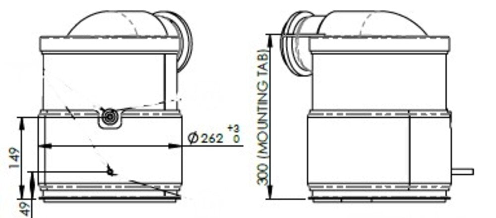 Replacement DOC, Cummins - 2880499, 2880499RX, A029S850 - DPF Discounter