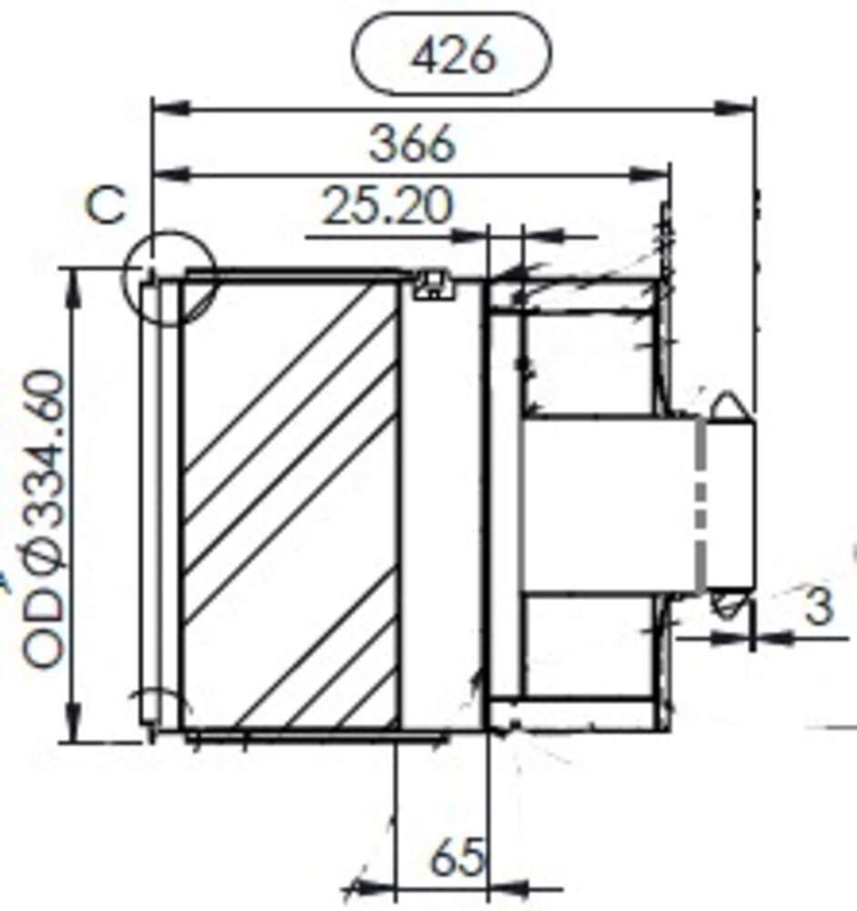 Replacement DOC, Cummins - 4352289RX, 5284269NX, 5284269RX, 5284269, 4352289, 4352289NX - DPF Discounter