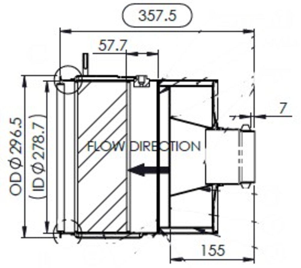 Replacement DOC, Cummins - 4353289RX, 4387170, 5287368, 4353289, 4353289NX - DPF Discounter