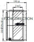 Replacement DOC, Cummins - 4965284NX, 5287496NX, A035H295, 4965284, 5287496, 4965284RX, 5287496RX - DPF Discounter