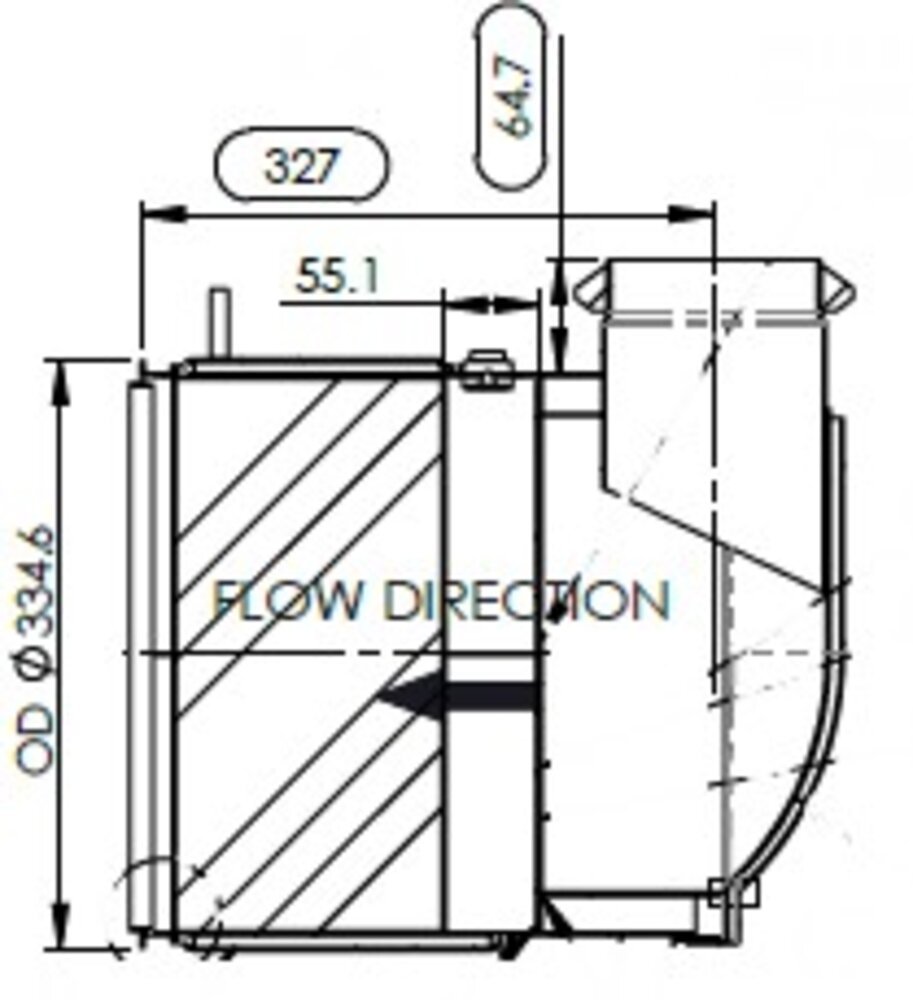 Replacement DOC, Navistar - 2510787C91, 4353274, 4353274NX, 4353274RX, 5313770, 5313770NX, 5313770RX - DPF Discounter