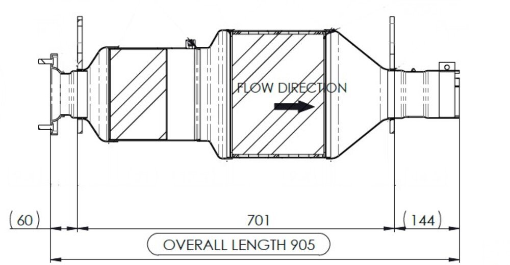 Replacement DPF, Caterpiller - 2609066C91, 5010910R91 - DPF Discounter