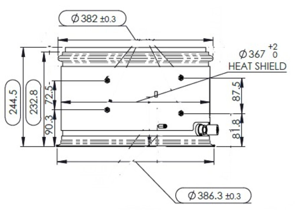 Replacement DPF, Cummins - 2078587X, 2078587XS, 2520173C1, 2522529C91, 4394577, 4394577RX, 4394979, 5579297, 5579297RX, 5633757, 5633757NX, 5633757RX, A055B953, A064C013, CMI2520173C1, CMI2522529C91 - DPF Discounter