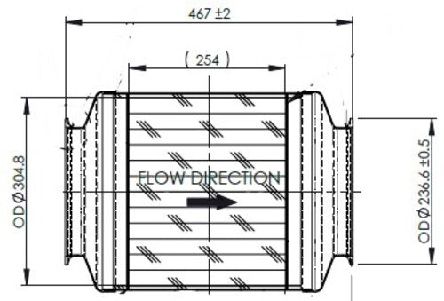 Replacement DPF, Navistar - 2604430C91, 2604430R91, 2605039C91, 2612521C91, 2613113C91, 3712647C91, 5010843R1, 5010853R1 - DPF Discounter