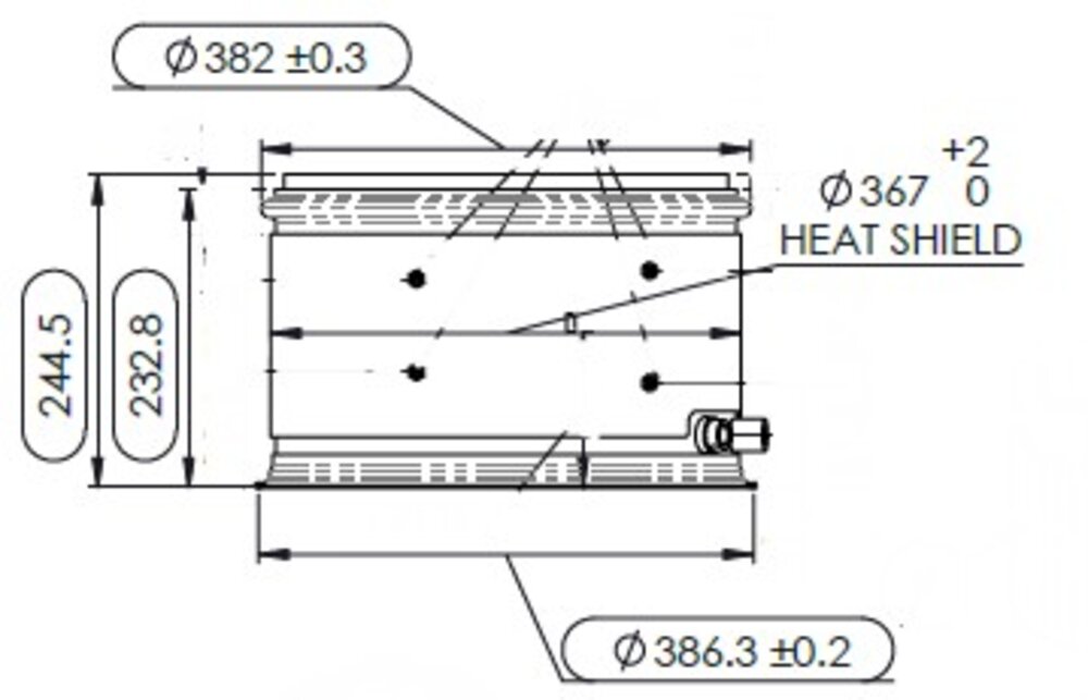 Replacement DPF, Paccar - 2086437X, 2086437XS, 2088082X, 2088082XS, 2131533, 2131533PE, 2131533PEX, 2274612, 2274612PE, 2274612PEX, 2516807C91, 2520606C91, 5011531R91, A055F100, A055H506 - DPF Discounter