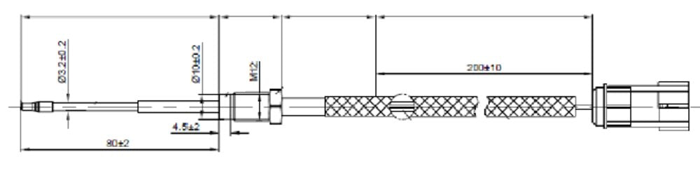 Temperature Sensor for Cummins - 3006421C1, 4901212 - DPF Discounter