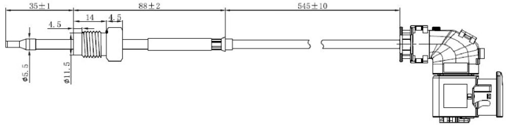 Temperature Sensor for Peterbilt - 2009492, 2144718, 2144718PE - DPF Discounter